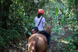 La Fortuna: Passeio a cavalo pela Cachoeira La Fortuna com transporte