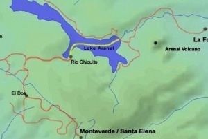 La Fortuna eller Monteverde: Envejs bådtransport