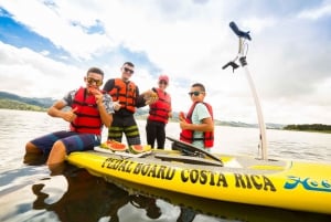 La Fortuna: privépedaalbord aan het Arenal-meer - halve dag