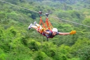 La Fortuna: Koskenlasku taso III, köysirata ja Superman