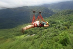 La Fortuna: Koskenlasku taso III, köysirata ja Superman