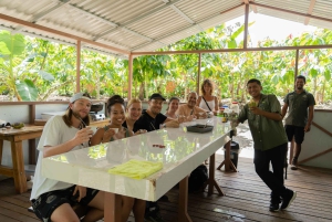 La Fortuna: Dovendyr og kaffe, sjokolade og sukkerrør