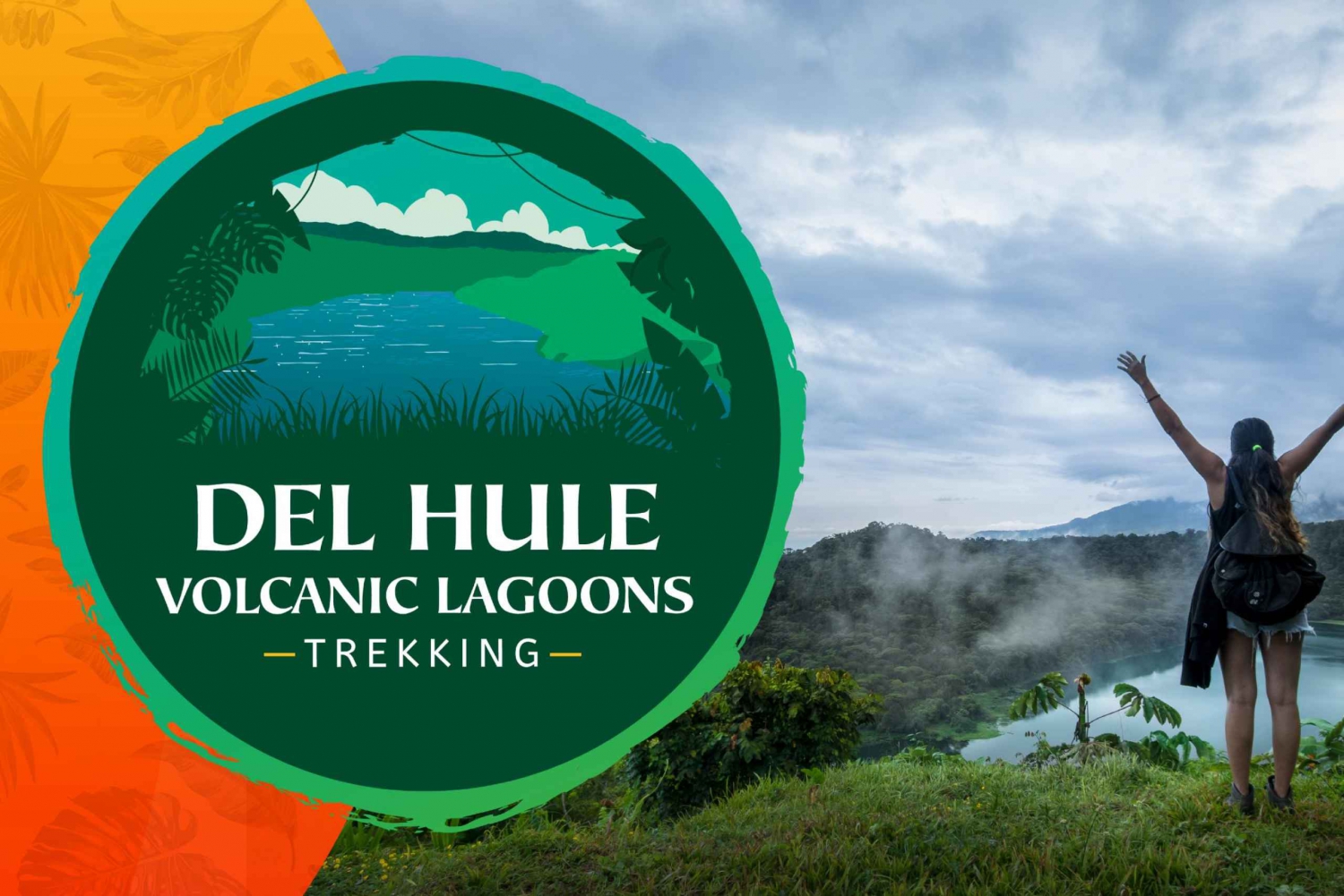 La Fortuna: Vandring i liten grupp i Hule Lagoon vulkaniska krater