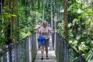 Cascata La Fortuna: vulcano Arenal e ponti sospesi