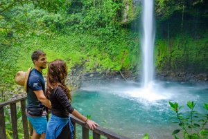 La Fortuna Waterfall, Volcano and Hanging Bridges Combo