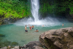 La Fortuna Waterfall, Volcano and Hanging Bridges Combo