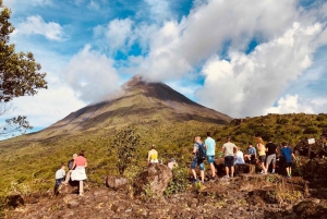 La Fortuna Waterfall, Volcano and Hanging Bridges Combo