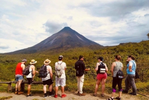 La Fortuna Waterfall, Volcano and Hanging Bridges Combo