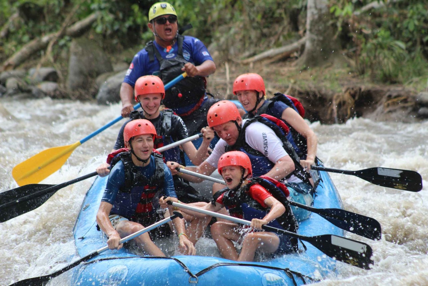 La Fortuna: White Water Rafting, Rappel, Zipline and Lunch