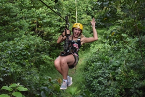 La Fortuna: Zip Line, Horseback Riding, and Tubing Combo