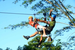 La Fortuna: Zip Line, Horseback Riding, and Tubing Combo