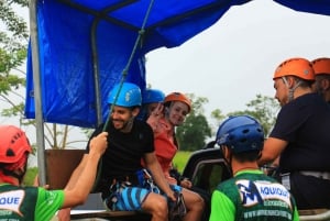 Machique Adventure - kanotpaddling och zipline Costa Rica