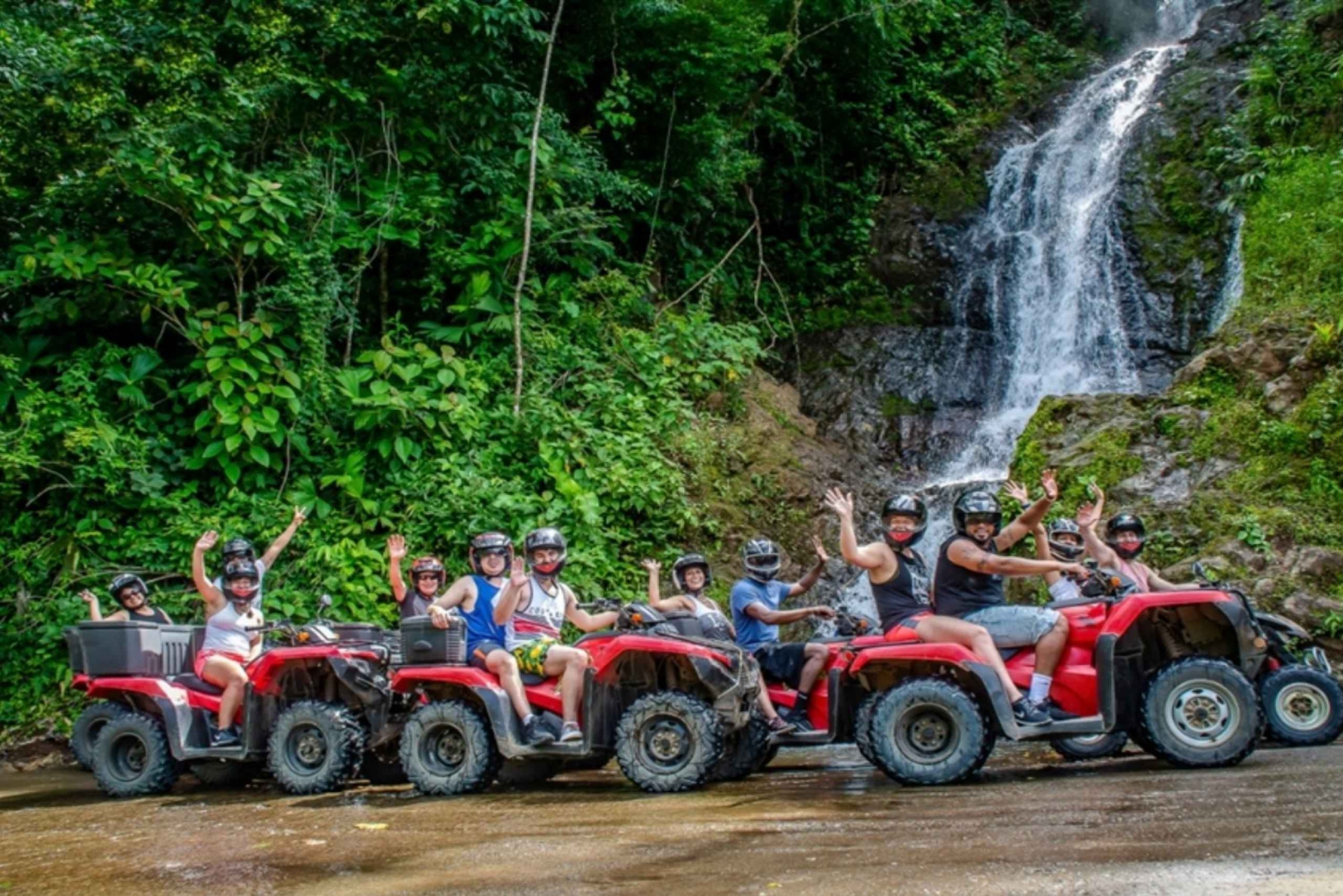 Manuel Antonio: Aventura en quad con selva y cascadas