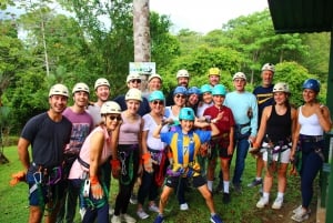 Manuel Antonio Quepos Zip Lining Tour with Lunch