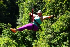 Manuel Antonio Quepos Zip Lining Tour with Lunch