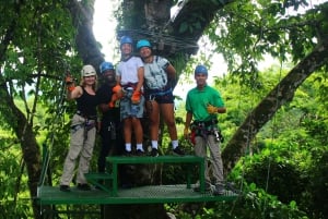 Manuel Antonio Quepos Zip Lining Tour with Lunch