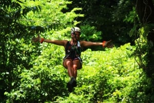 Manuel Antonio Quepos Zip Lining Tour with Lunch