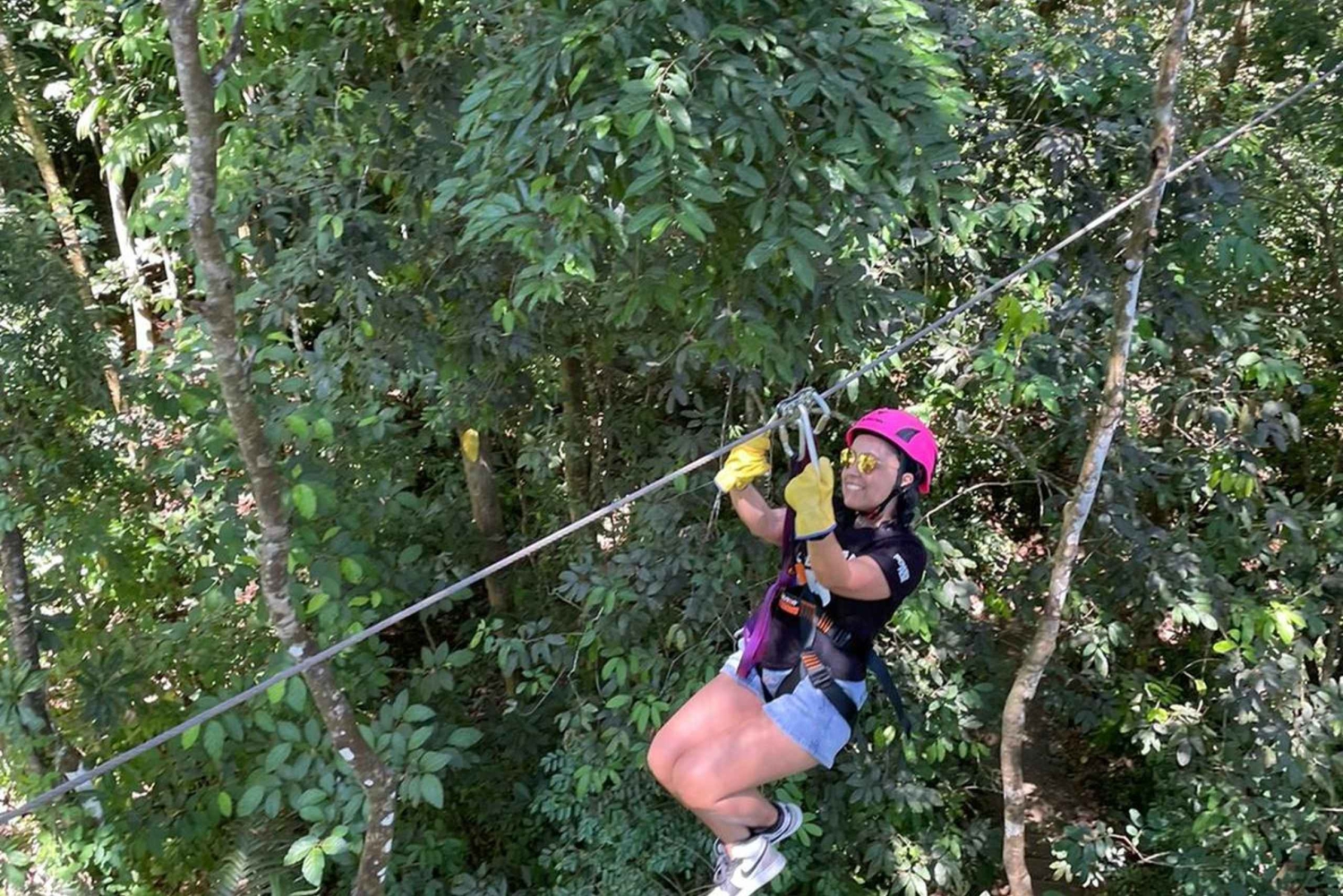 Manuel Antonio: Zipline Canopy Tour mit Schmetterlingsgarten