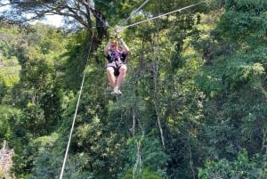 Manuel Antonio: Zipline Canopy Tour with Butterfly Garden