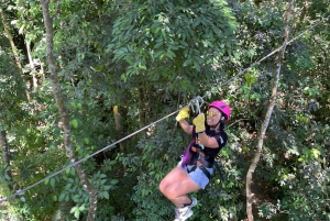 Manuel Antonio: Zipline Canopy Tour mit Schmetterlingsgarten
