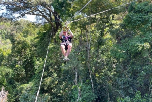 Manuel Antonio: Zipline Canopy Tour mit Schmetterlingsgarten