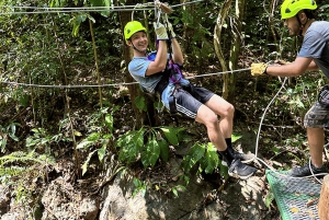 Manuel Antonio: Zipline Canopy Tour mit Schmetterlingsgarten