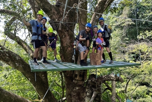 Manuel Antonio: Zipline Canopy Tour mit Schmetterlingsgarten