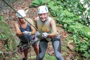 Manuel Antonio: Excursión en tirolina, rappel y cascadas
