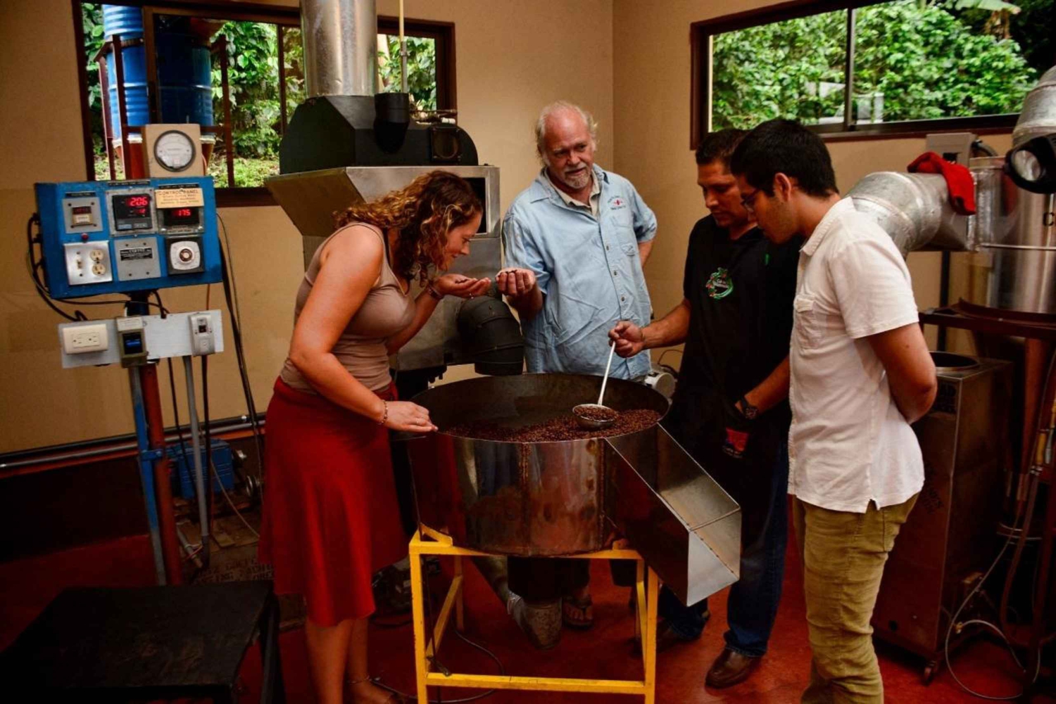 Monteverde: Zwiedzanie farmy i palarni kawy z degustacją