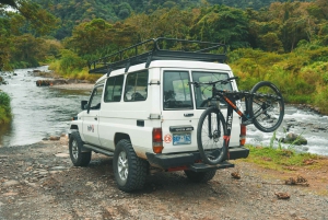 Monteverde: Mountain Bike Rugged Trail Lake cross to Arenal
