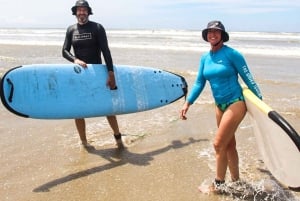 Nosara: Playa Guionesin surffauskurssi paikallisen ohjaajan kanssa