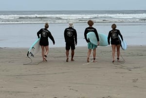Nosara: Playa Guionesin surffauskurssi paikallisen ohjaajan kanssa