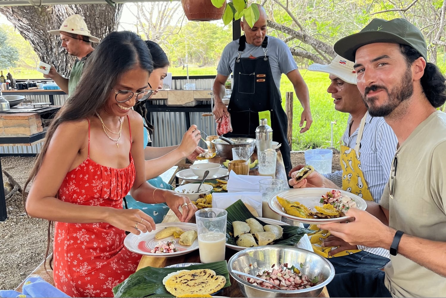 Nosara: tradycyjna kostarykańska lekcja gotowania i posiłek