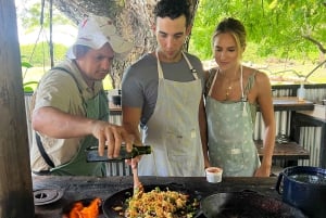 Nosara: tradycyjna kostarykańska lekcja gotowania i posiłek