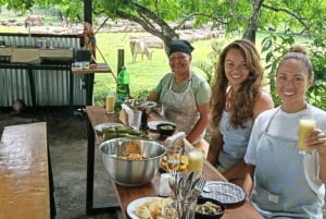 Nosara: tradycyjna kostarykańska lekcja gotowania i posiłek