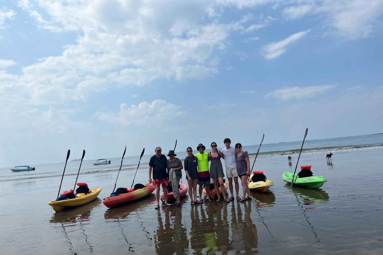 Ocean kayak and snorkel tour in Marino Ballena National Park