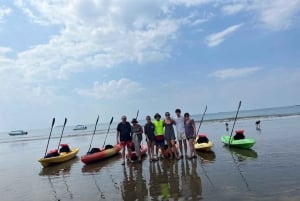 Ocean kayak and snorkel tour in Marino Ballena National Park