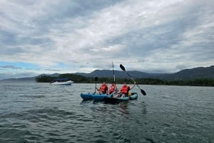 Ocean kayak and snorkel tour in Marino Ballena National Park
