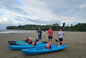 Ocean kayak and snorkel tour in Marino Ballena National Park