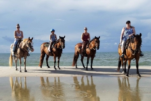 Playa Conchal : Randonnée à cheval - Visite privée au coucher du soleil pour tous