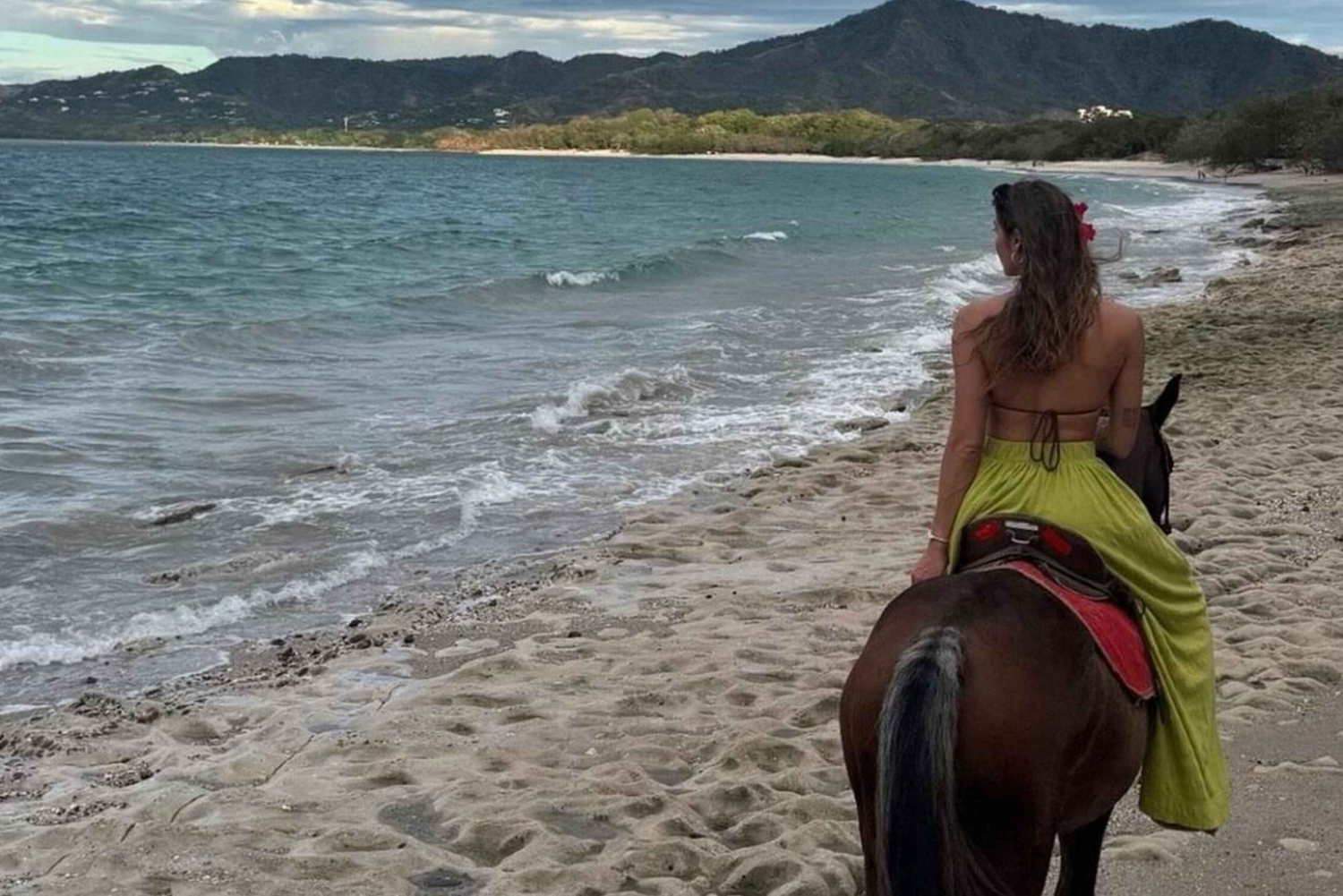 Playa Flamingo: Ridning på stranden