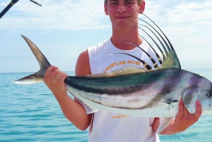 Playa Mantas: aluguer de mini barco de pesca privado