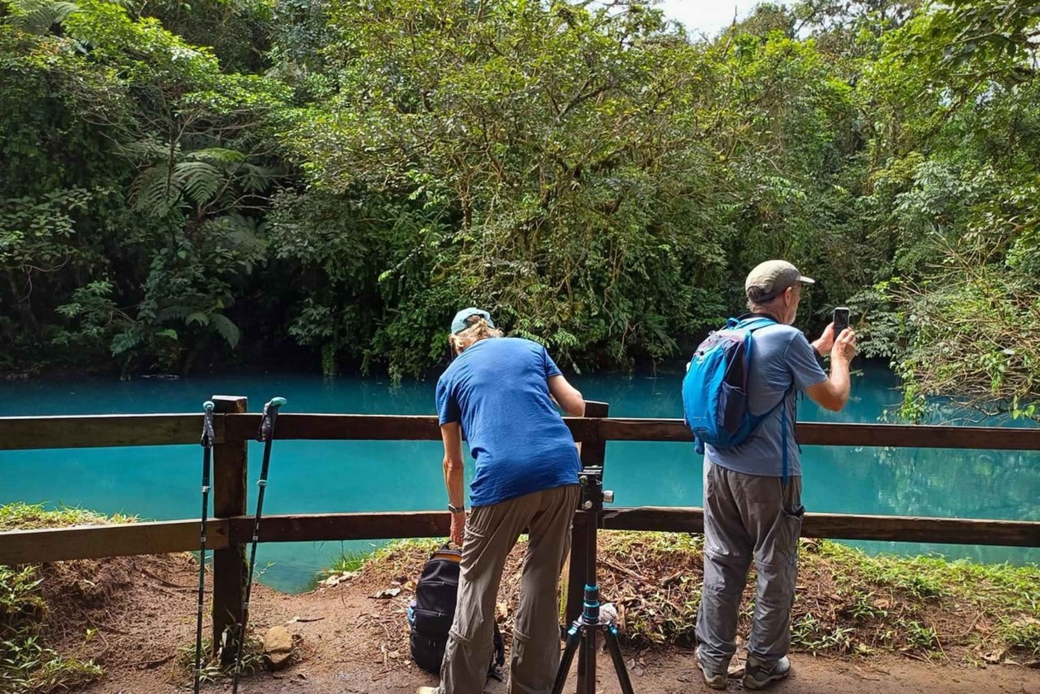 Randonnée privée sur les sentiers de la rivière Celeste, volcan Tenorio