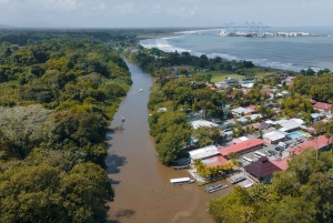 Puerto Limón: Canais de Tortuguero e aventura de tirolesa