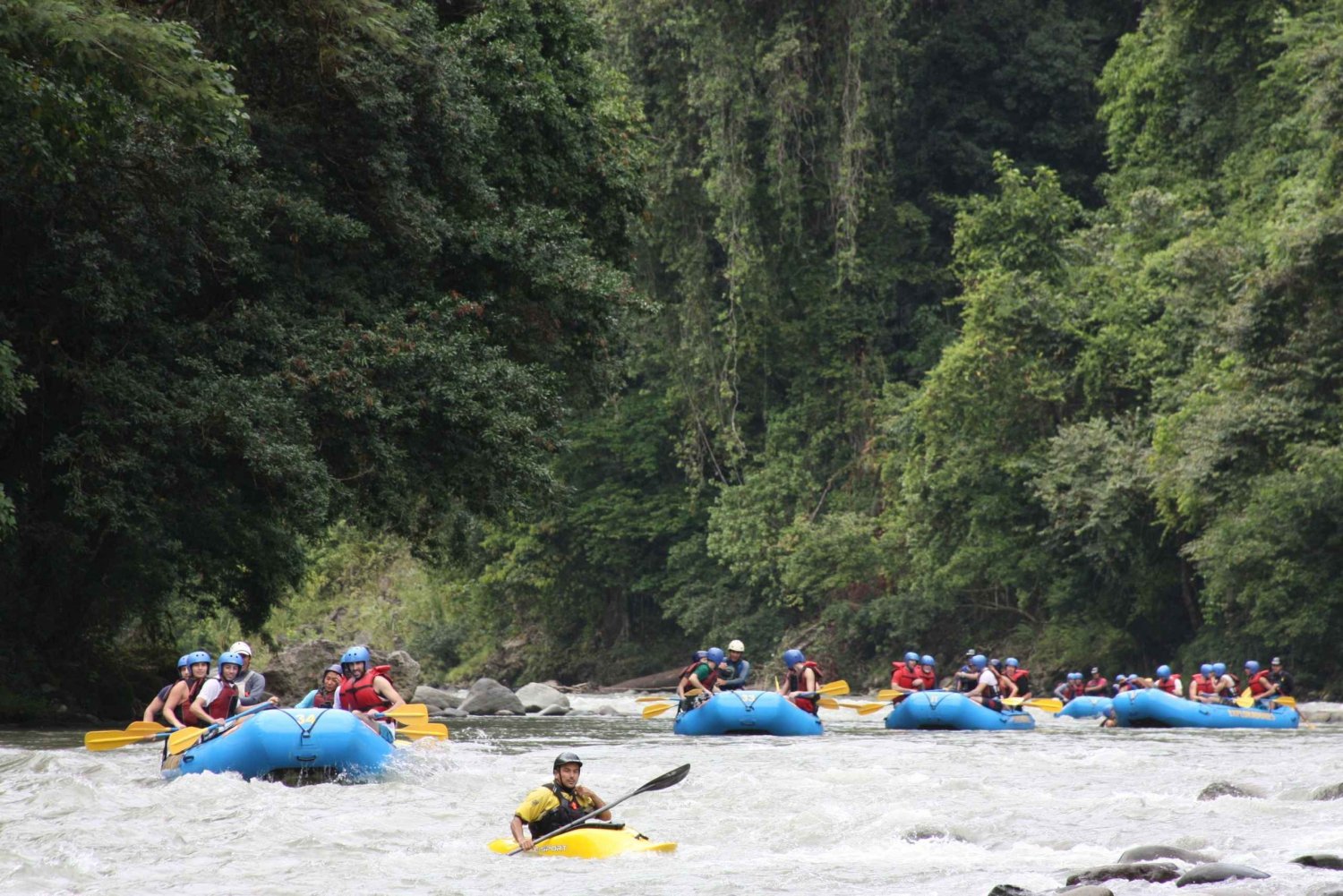 Rafting Pacuare La Fortuna w/ shuttle to SJO or Puerto Viejo