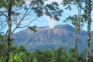 Tour di un giorno con la zipline e le sorgenti termali del vulcano Rincon Vieja