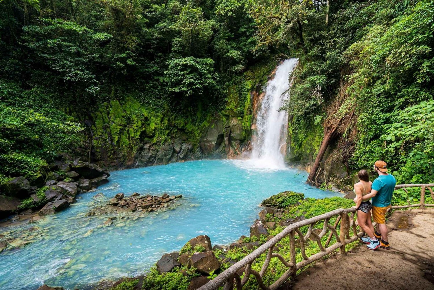 Rio Celeste-fossen og dovendyrvandring med lunsj