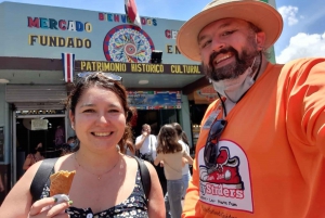 San Jose: Excursão ao mercado central com degustação de comida e café