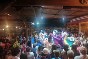 San José: Folklore-esitys ja buffetillallinen