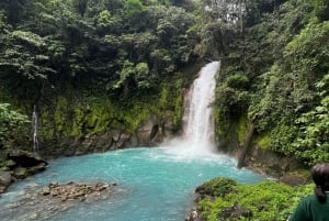 Sloth Tour i wędrówka po lesie deszczowym, aby zobaczyć wodospad Rio Celeste